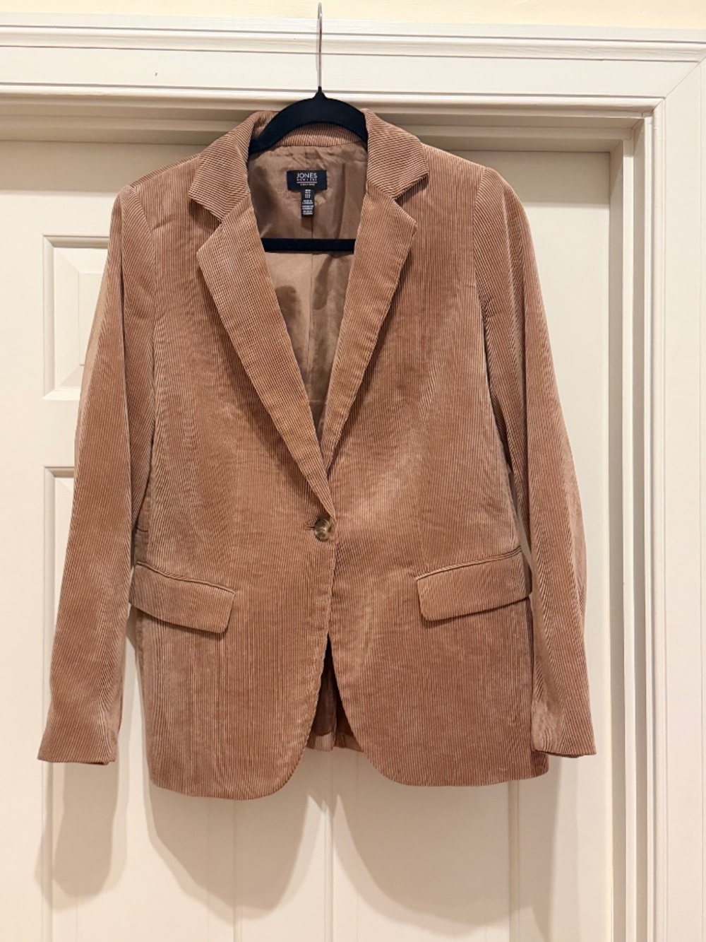 Classic Women's Tan/Camel Corduroy Blazer - Size Small - Picture 2 of 8
